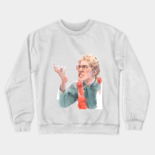 Matt, the radar technician Crewneck Sweatshirt by christinechangart